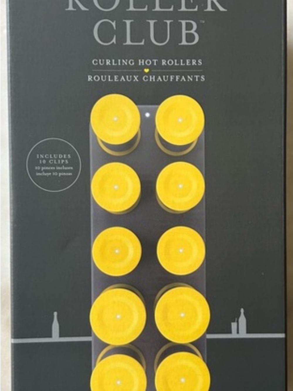 Drybar Roller Club Curling Hot Rollers in Yellow